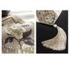 Chinese Style Floral Table Runner Vintage Tea Table Cloth Retro Table Flag  Home Kitchen Use