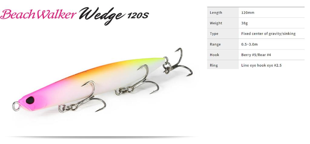 DUO Beach Walker Wedge 120 мм 38 грамм Тонущая приманка APA0081 (5836)