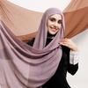 Rayon Viscose Hijab Women Muslim Scarf Shawls Abaya Women Veil Headscarf Wraps Plain Islamic Turban Headbands Foulard