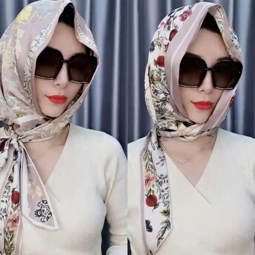 Sun-Resistant Muslim Turban Soft Headscarf Fashion Islamic Hat  Women