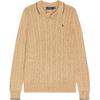 Polo FW25 Свитер мужской из фактурного хлопка в рубчик 710P04441-002