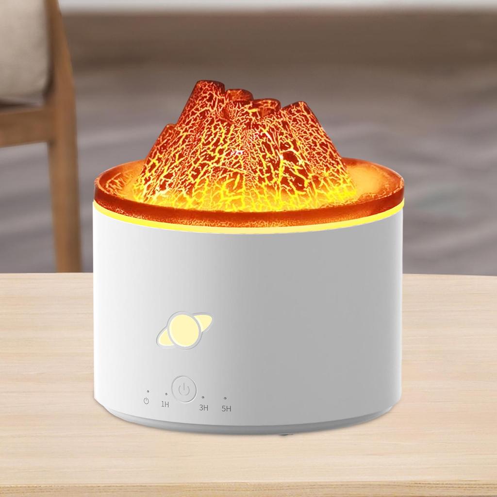 Ароматический диффузор Flame 230 мл, автоматический выключатель, тихий персональный настольный увлажнитель воздуха, небольшой увлажнитель воздуха для внутреннего помещения, офисного стола, подарок