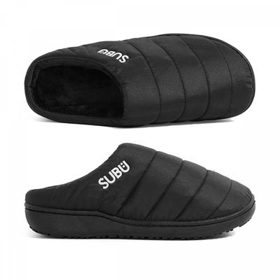 Subu Флисовые тапочки с подкладкой Черные Постоянная линия F Sb 13