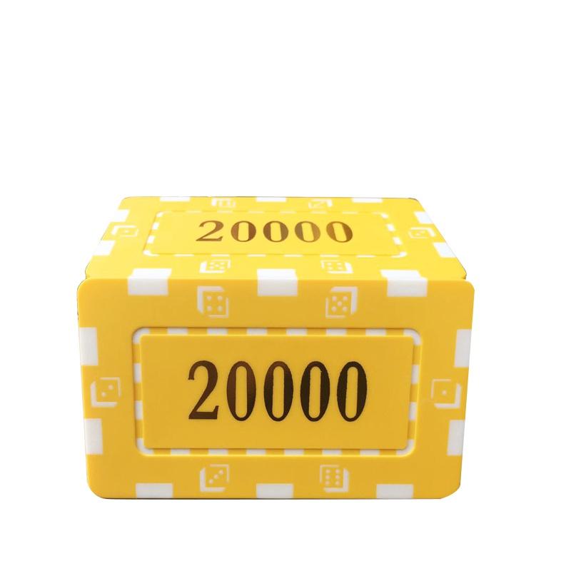 10 шт./лот глиняные фишки для покера Лас-Вегаса, набор 14 г, фишки для казино, карты для покера, развлечения, долларовые монеты, карточная игра, Лас-Вегас