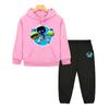 Game Astro Bot Autumn Boys Girls Sport Hooded Sets Anime Hoodie Fleece Sweatshirt Cartoon Pullover Jackets Kids Boutique Clothes