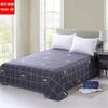 Queen Size Bed Sheet Single Soft Brushed Cotton Bedding Rustic Design All Seasons Breathable 1.6m Double Bed Sheet
