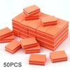10/50pcs Double-sided Mini Nail File Blocks Colorful Sponge Nail Polish Sanding Buffer Strips Polishing Manicure Tools
