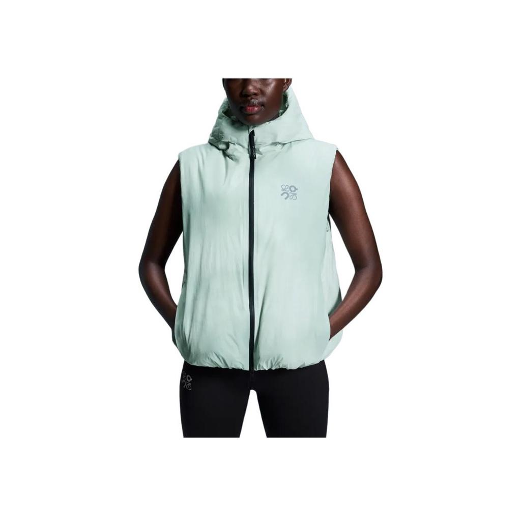 ON x Loewe Puffer Vest White/Multicolor Women Outerwear 1WE12822919
