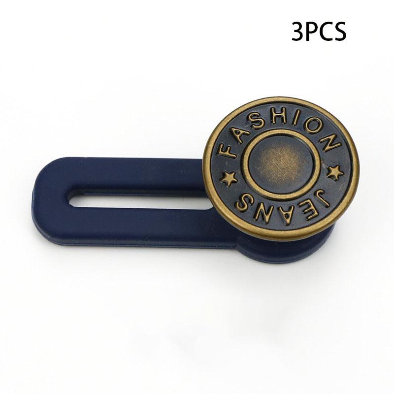 Пуговица для брюк - Без гвоздей, Съемная, Универсальная пуговица, Пуговица-удлинитель для джинсов, Регулируемая эластичная пуговица