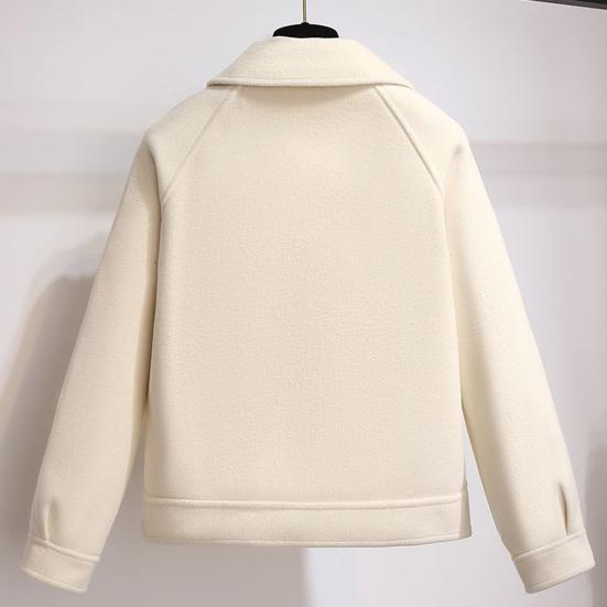 Женское шерстяное пальто осень-зима с боковыми карманами, однобортное, с капюшоном, свободное, в клетку, средней длины, плотное, сохраняющее тепло, пальто для поездок на работу, свиданий, путешествий