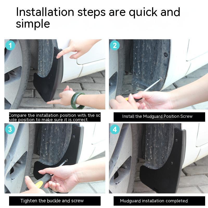 For Honda HRV RS 2022 Mud Flaps Auto Splash Guard Mudguards MudFlaps Front Rear Fender Anti-splash Guards Car