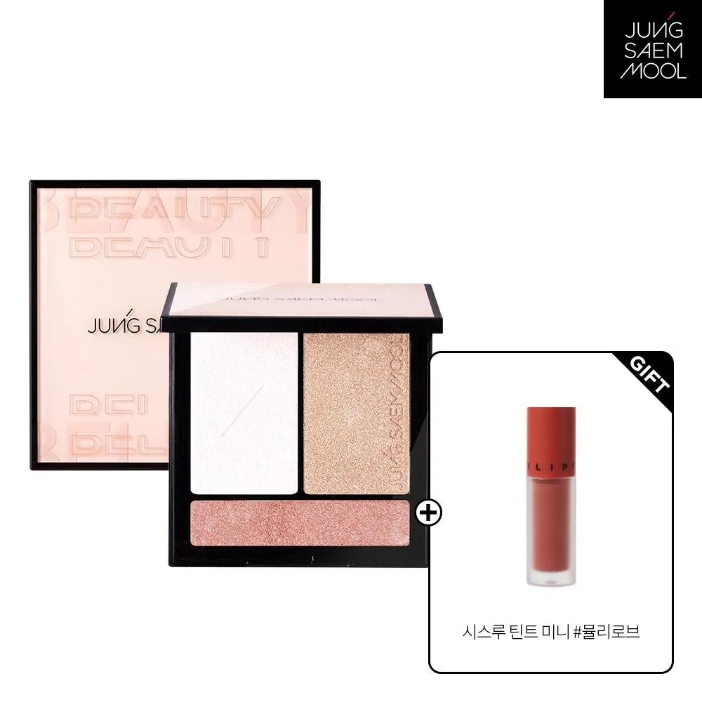 JUNG SAEM MOOL Artist Face Palette_Highlighter + Random