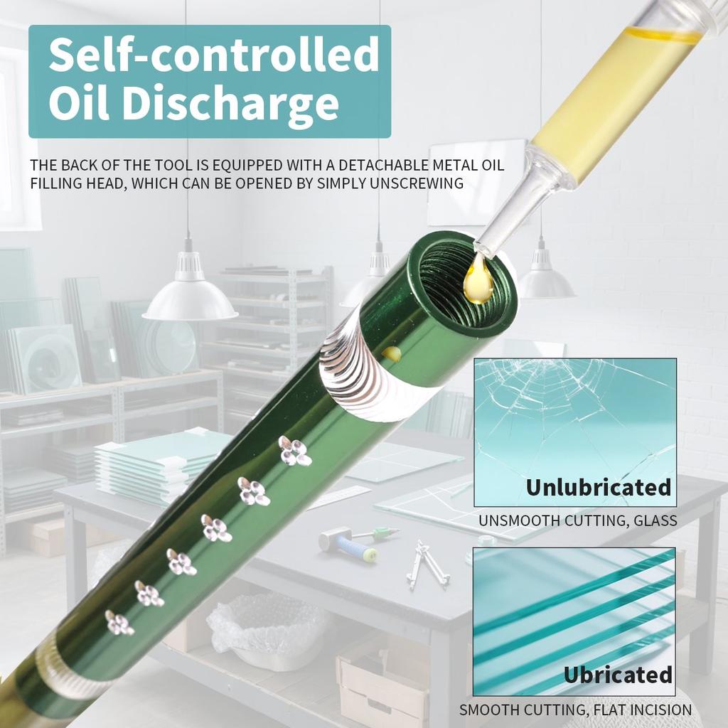 1 шт. Многоцветный профессиональный плиткорез для стекла, портативный стеклорез с алмазным наконечником, нож для стекла ручной инструмент