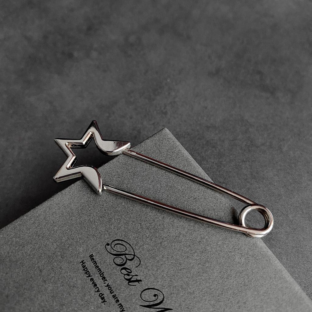 Fashionable Large Pins for Clothing Smooth Metal Safety Pins Jeans Dress Scarf Adjustable Pins