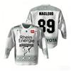 Haier MacLeod # 89 Russell 2026 DEL Родительский Детский Немецкая Хоккейная Майка 3D Печать Круглый Вырез Длинный Рукав Футболка
