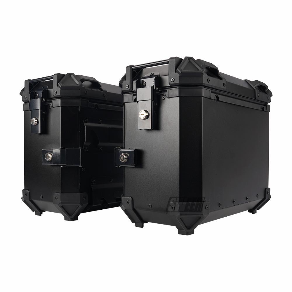 Универсальные мотоциклетные алюминиевые боковые кофры – Водонепроницаемые, Противоударные, Быстросъемные (18 л/28 л/35 л)