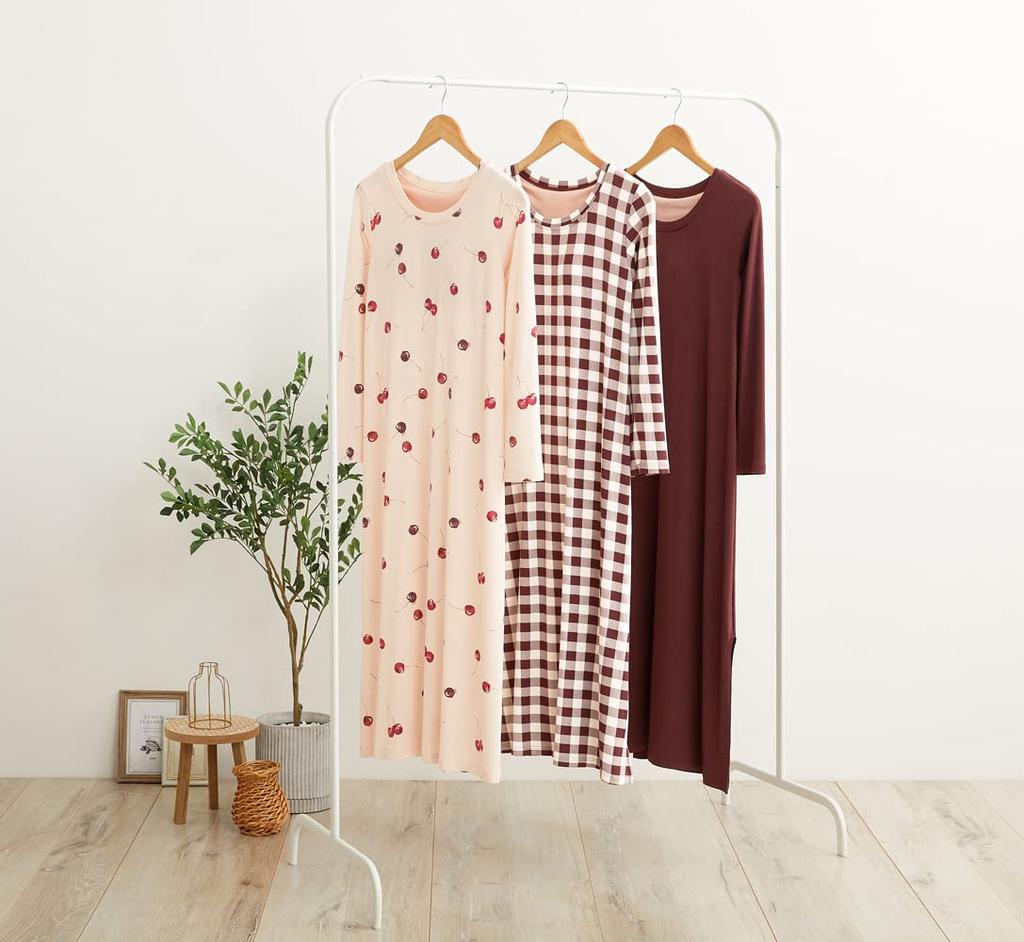 Gunze Tuche Pajamas with Night Pajamas with Night Bust Care While You Dress Bra, 2-in-1 Built-in Bra, Sleep, One-Piece (TC6260)