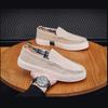 2023 Men Casual Shoes Slip On Outdoor Mens Sneakers Boat Shoes Driving Loafers Breathable Man Canvas Shoes