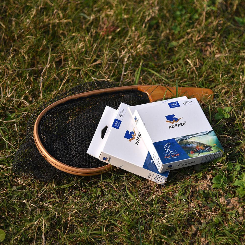 1PC Fly Fishing Line 80FT~100FT Orange/Moss Weight Forward Floating WF1F-WF9F 2 Welded Loops Trout Fly Fishing Tackle Rivers Lakes Streams