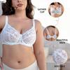 Женские сексуальные кружевные бюстгальтеры больших размеров Push Up Bralette Hollow Out Lingerie Вышитый бюстгальтер Бюстгальтер Женское нижнее белье на косточках