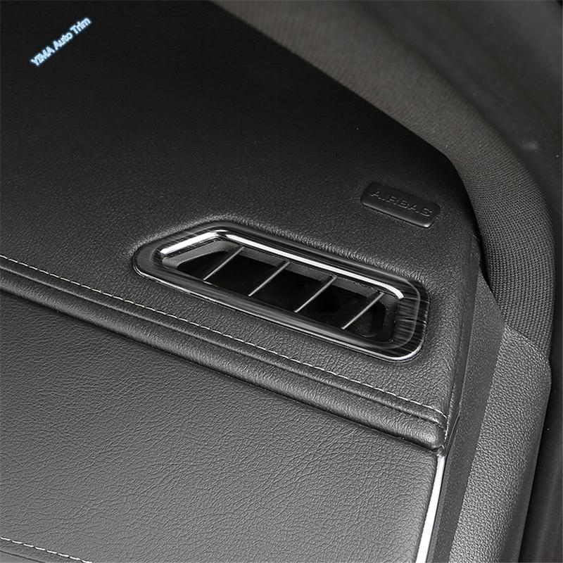 Car Console Warning Light Alert Push Button / Air Conditioning Outlet Vent Cover Trims Accessories For Cadillac XT4 -