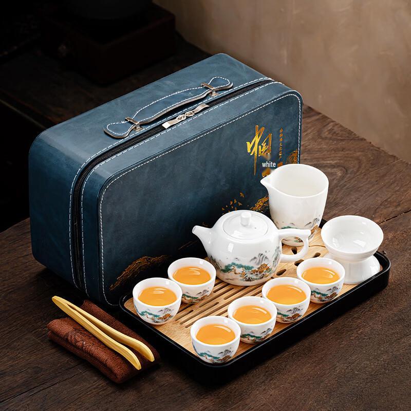 Zhuochuang Jingpin White Porcelain Kung Fu Tea Set