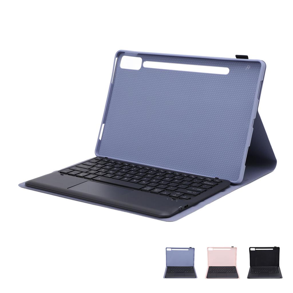 Чехол-клавиатура для планшета с держателем для ручки, тонкий, 7 цветов, с подсветкой, съемный беспроводной планшетный трекпад, клавиатура