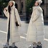 Women's Winter Coats Long Thick Warm Parkas Beige Black Padded Jacket