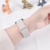 Силиконовый ремешок с магнитной петлей 18 мм 20 мм 22 мм для Samsung Galaxy Watch 6 5 Pro 4 Active 2 40 мм 44 мм S3 Amazfit Bip HUAWEI Watch GT 4 46 мм браслет Honor