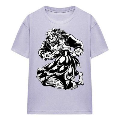 Beauty And The Beast Танцевальная футболка унисекс для взрослых