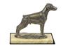 Dobermann, Doberman Pinscher, Dobie II - dog figurine, dog silhouette figurine, trophy for Art-Dog dog show exhibition