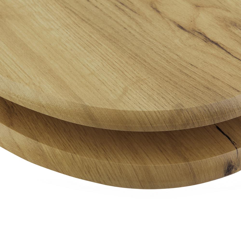AWD INTERIOR 1977 Amargura MDF soft-close toilet seat, wood pattern