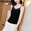 Sexy Lace Camisole Women V-neck Tops Summer Sleeveless Casual Tank Tops Female Slim Soft Basic Tops