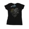 Womens/Ladies Thestral Line Art Cotton T-Shirt