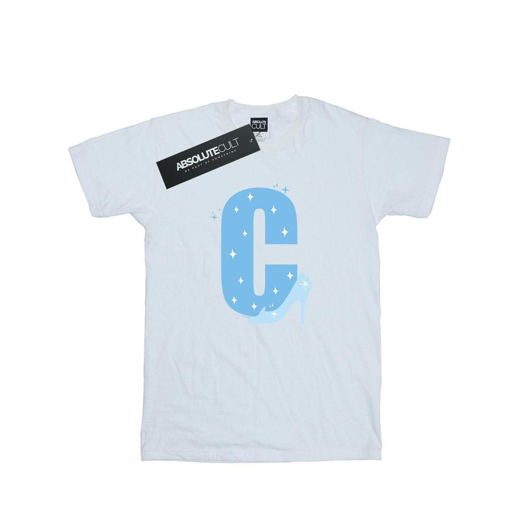 Disney Mens Alphabet C Is For Cinderella T-Shirt