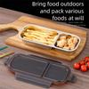 Leak-proof Food Storage Container 2/3 Grids Fruit Food Fresh Box  Kids Gift