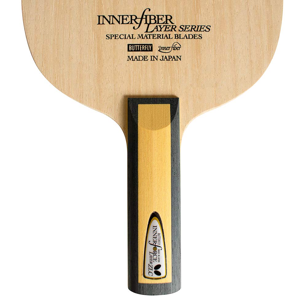 Butterfly Table Tennis Shakehand Inner Force ZLC ST Blade 157 x 150mm Lacket, Layer, 36684, Size