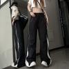 Women's Casual Straight Sweatpants Loose Lace-Up Trousers Street Dance Sweatpants