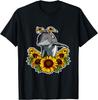 Cute Love Dolphin Gift Sunflower Decor Dolphin T-Shirt