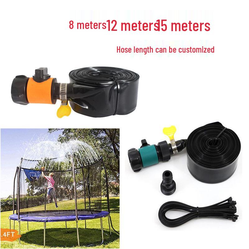 Trampoline Sprinkler: Summer Backyard Water Park Outdoor Toys
