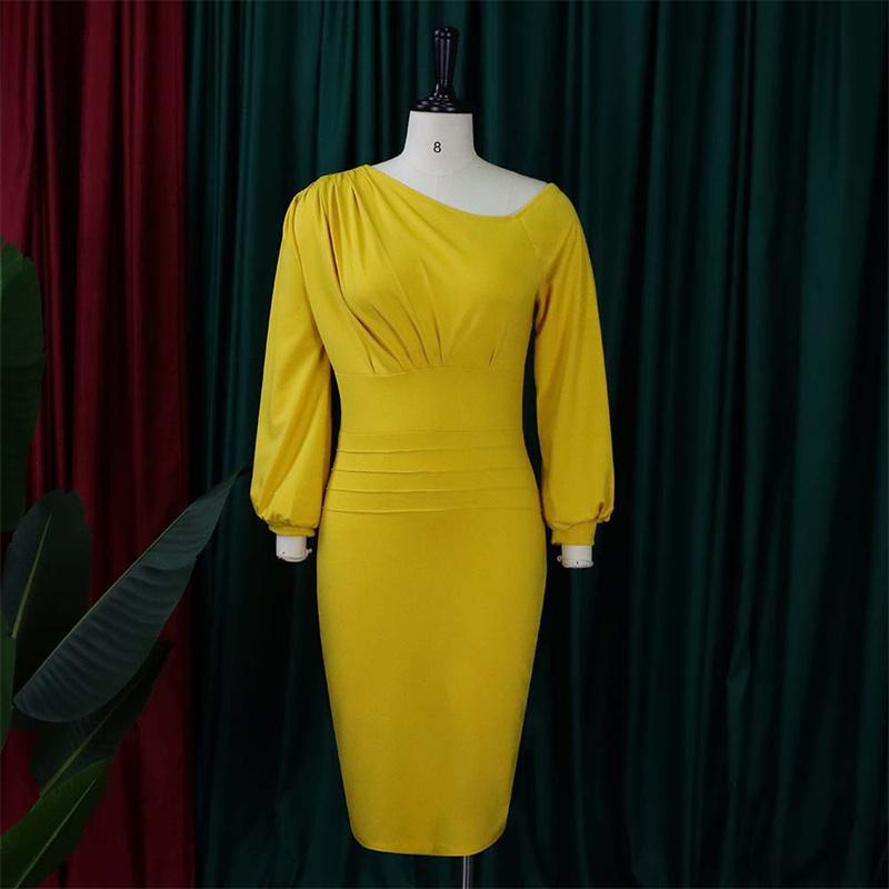 Облегающее платье-футляр с длинными рукавами, профессиональное темпераментное платье для офиса, темперамента, поездок на работу