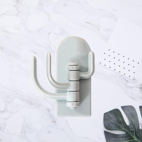 Крючок для ключей, настенные аксессуары для ванной комнаты, компактная вешалка для ключей с 3 крючками, кухонный органайзер, прочный, не оставляет следов