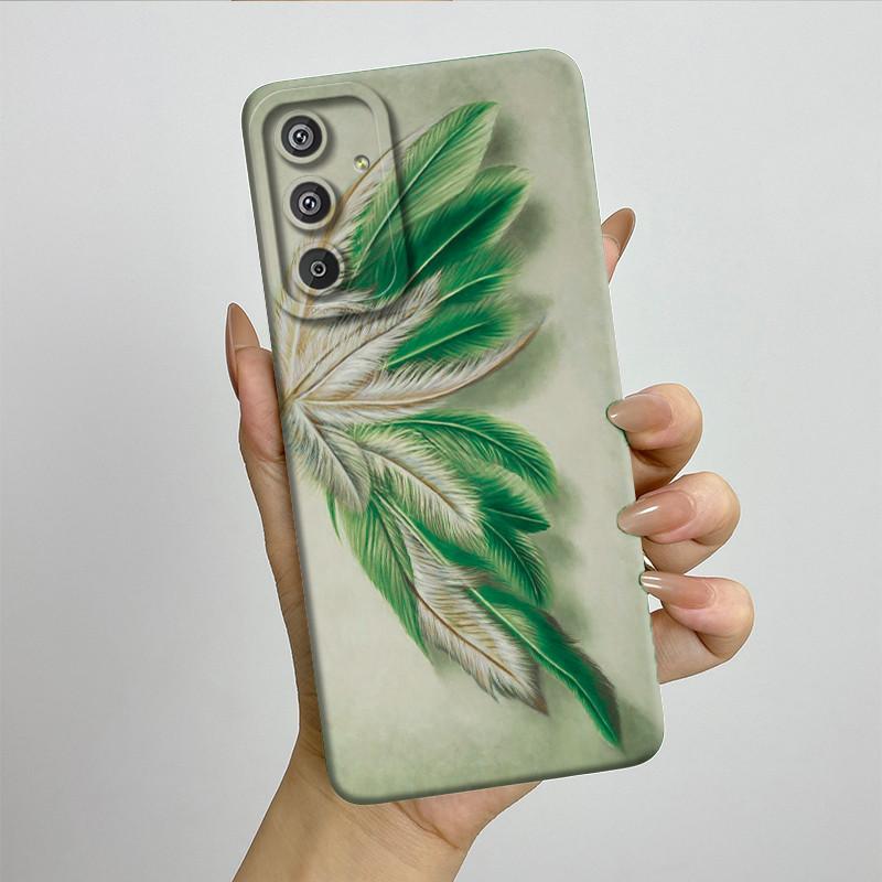 Phone Case for Samsung Galaxy M15 5G F15 5G Fashion Painted Half-wrapped Case Soft Silicon Cases E156 M156 Protection Back Cover