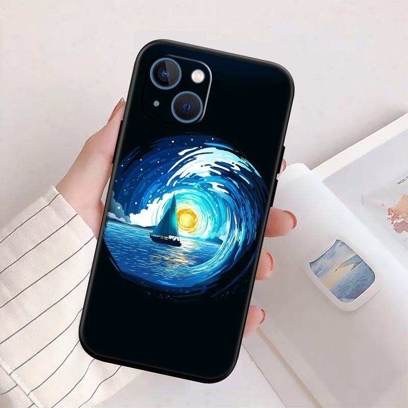 Великая волна у Канагавы Новый высококачественный чехол-ракушка для iPhone SE X XS XR 16E 17 11 Pro Max 8 7 6 6s Plus Air
