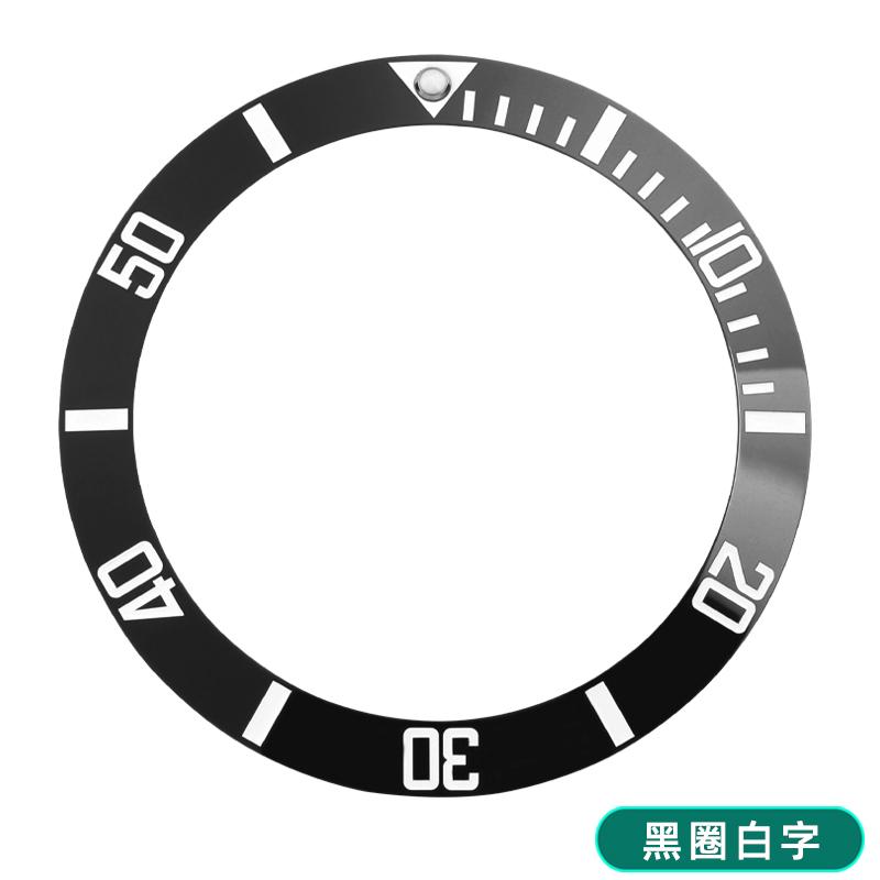Для Casio MDV-106/MDV-107 Duro Керамическая вставка безеля Мод – 41 мм x 32,8 мм Замена, Светящаяся жемчужина и кольцо с метками на 12 часов