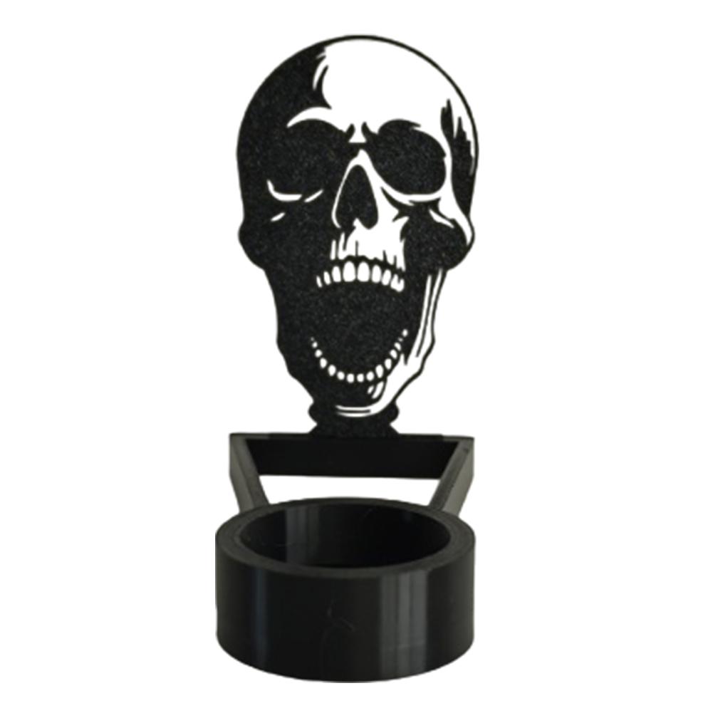 Halloween Funny Shadow Stand Foldable Horror Candle Holder Multi-Purpose Projection Candle Stand Atmosphere Arrangement Craft
