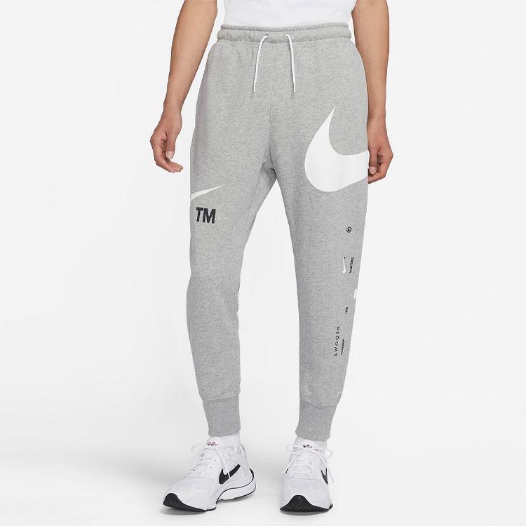 Nike Хлопковые спортивные штаны с кулиской Swoosh DD6092-063