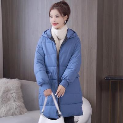 Зимняя куртка размера плюс XL-8XL для женщин, повседневные теплые длинные парки с толстой хлопковой подкладкой и капюшоном с карманами