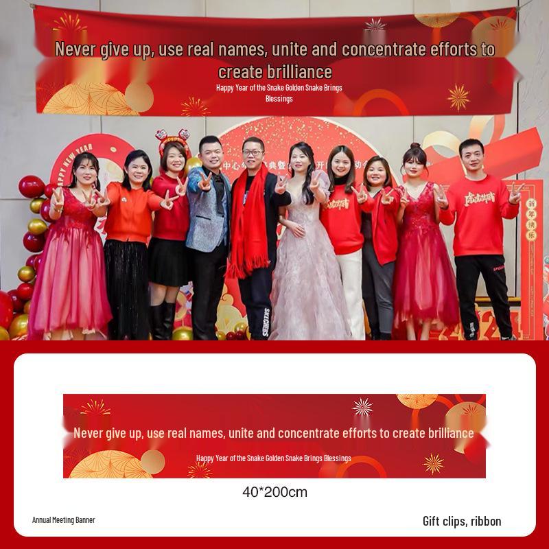 Xianci 2026 Year of the Horse New Year Photo Props: Handheld Sign for Company Events & Team Building