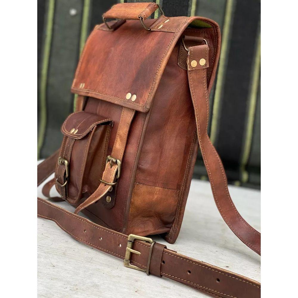 Мужская винтажная кожаная сумка-мессенджер на плечо для ноутбука, компьютерная кожаная сумка